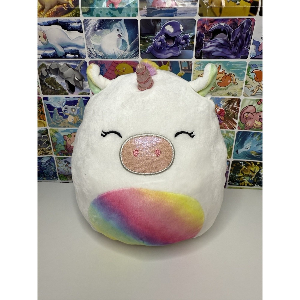 Sofia The Unicorn 8"‎ Squishmallow Rainbow Belly Plush Stuffed Animal